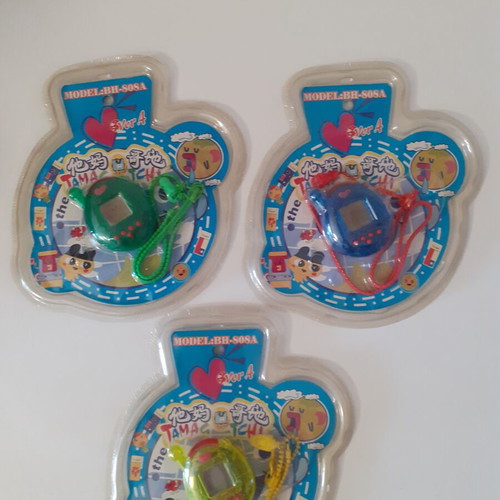 Tamagotchi King Toys new, set of three closed cards