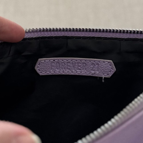 Forever 21 Y2K Faux Leather Shoulder Bag purple used