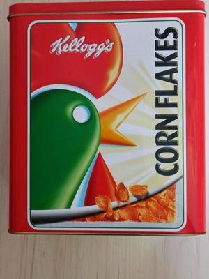 Kellogg's metal box used