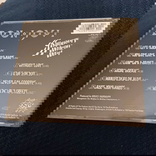 BON JOVI - SLIPPERY WEN WET CD ALBUM