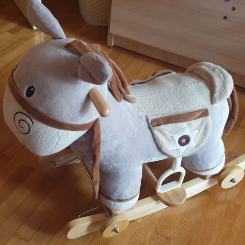 Moni rocking horse/donkey used with donkey sound