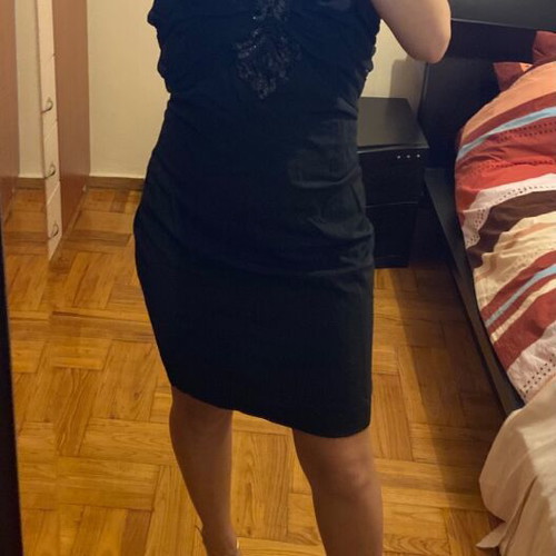 Short dress new, black, size M