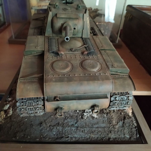 Diorama KV-1 new, Soviet heavy tank battle of Berlin