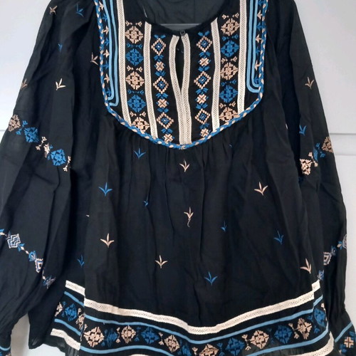 Zara shirts like new, size S, black and blue