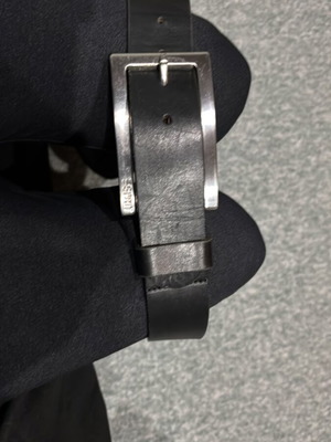 Esprit belt used, black leather, size 90