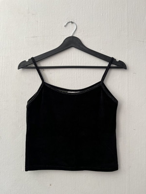 Vintage crop top size M black like new