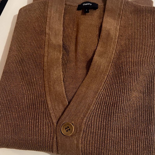 Theory cardigan new, brown, size L