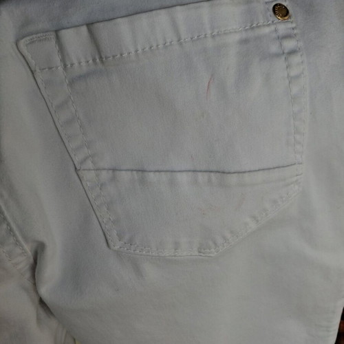 Capri pants used, 5-pocket, white, Street One, size 34