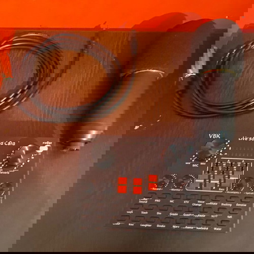 Σετ ηχογράφησης με κάρτα ήχου σαν καινούργιο