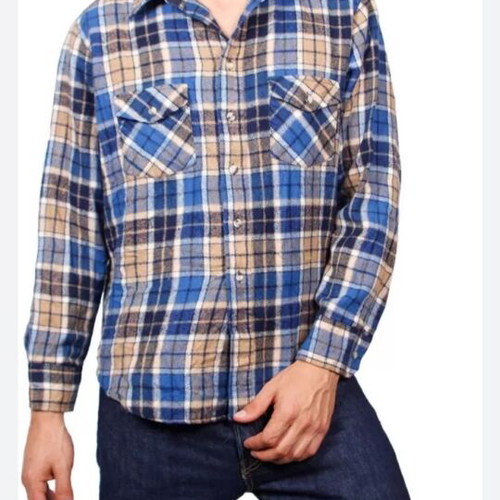 Men's plaid shirt size L like new