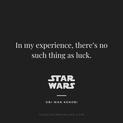 Star Wars quote poster