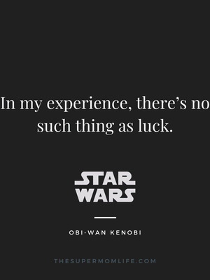 Star Wars quote poster