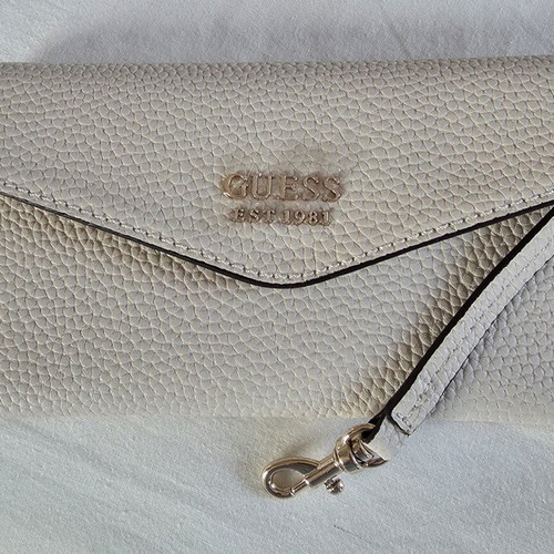 Guess Brenton wallet, ice/cream color, 18x10 cm