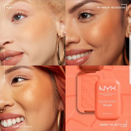 NYX Buttermelt Blush in Sooner The Butta shade