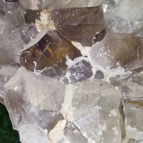 Mineral crystals like new, four large pieces of semi-precious stones