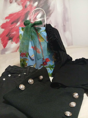 Combo ρούχα μαύρα πακέτο 4 τεμ σαν καινούργιο, Celestino, Zara, Shein, H&M