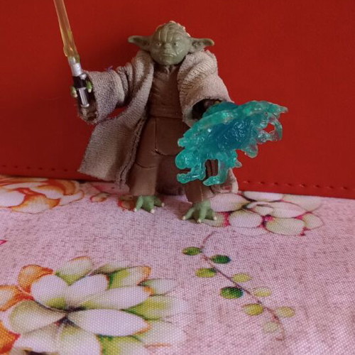 Star Wars Yoda Vintage Revenge of the Sith used with all accessories