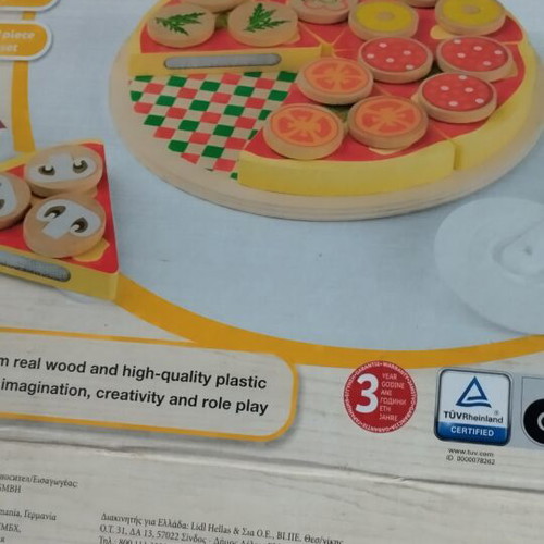Wooden Pizza Pretend Play Toy like new
