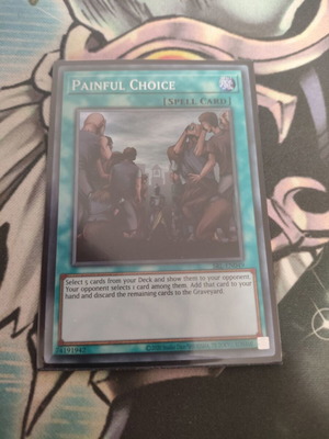 Painful Choice Yu-Gi-Oh! Card Spell Ruler 25th Anniversary Edition like new