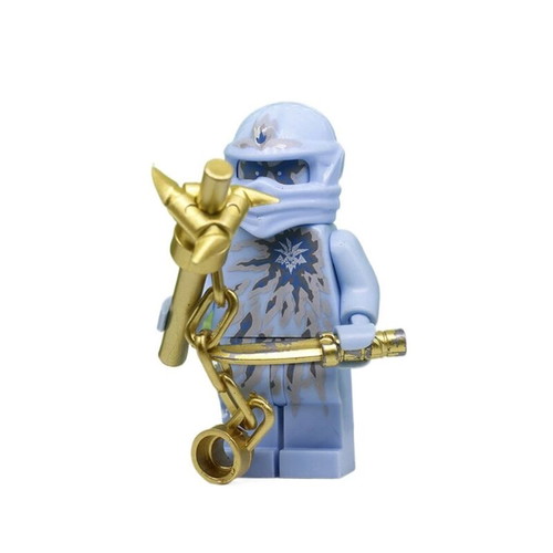 Zane NRG figure new with stand and golden wiggly fang