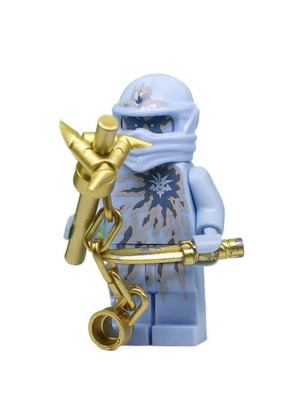 Zane NRG figure new with stand and golden wiggly fang