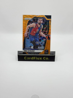Tomas Satoransky 2024-25 Panini Prizm EuroLeague Basketball Barcelona Orange Wave Prizm καινούργιο