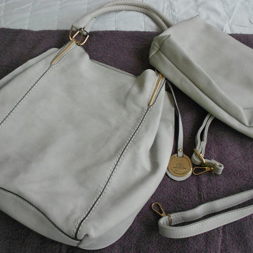 Just Glamour shoulder bag set grey like new