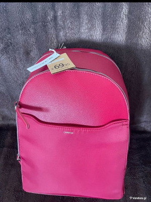 Caprisa backpack new, fuchsia-red color, large capacity