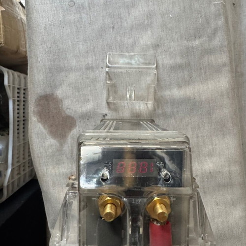 Car Audio Capacitor 1.0 Farad with Digital Voltmeter Xtreme Sound like new