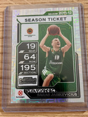 Saras Jasikevicius Panathinaikos Panini Euroleague 2025-26 card new