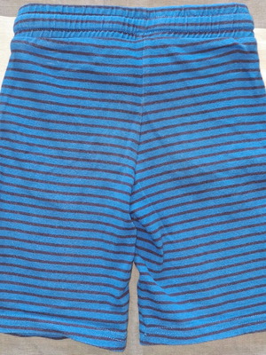 Σορτσάκι παιδικό Mothercare μεταχειρισμένο, μπλε ριγέ με μαύρο, 4-5 ετών έως 110 cm