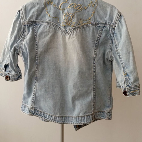 Eva Moritz Denim Jacket like new, cropped light blue, size S