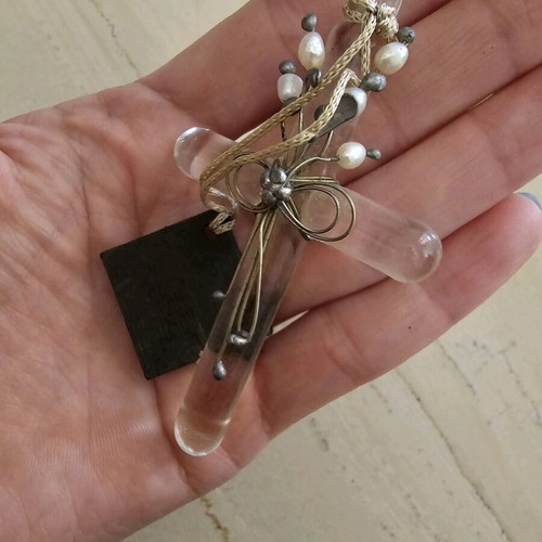Glass cross used in good condition