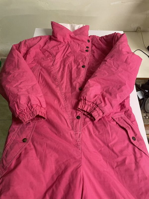 Vintage 1980 Ski Suit pink like new