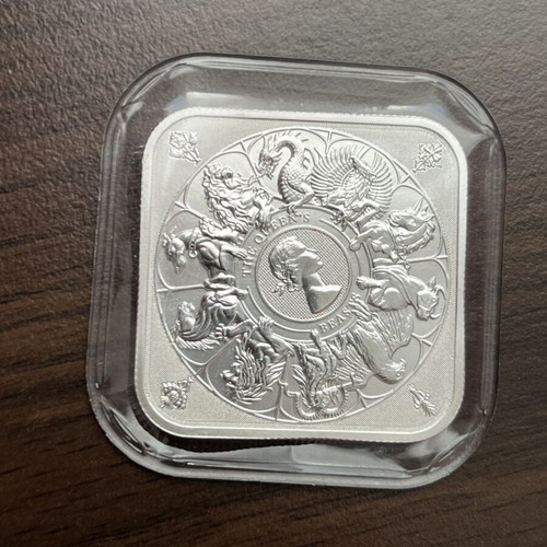 Silver coin The Queen's Beasts, Royal Mint