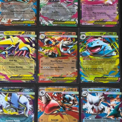 Pokémon Mega Evolution Master Set cards, common to EX