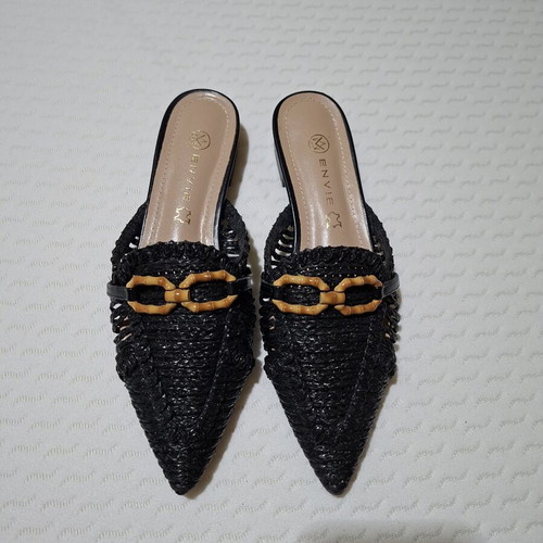 Envie Shoes mules size 38 new, black with leather insole