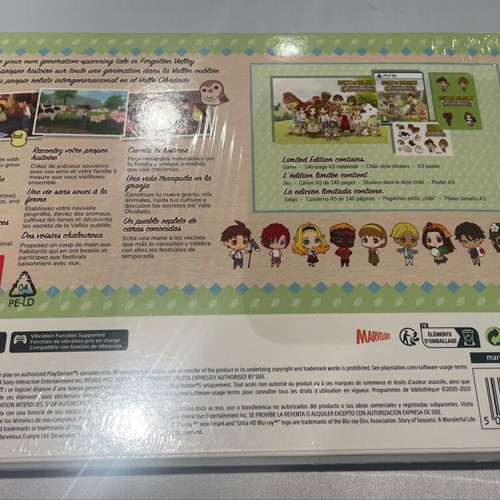Story Of Seasons: A Wonderful Life Limited Edition PS5 game like new