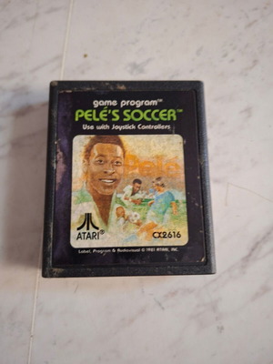 Pelé's Soccer game cartridge used for Atari 2600 CX2616