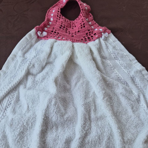 Handmade hanging towel and 2 baby headbands set new