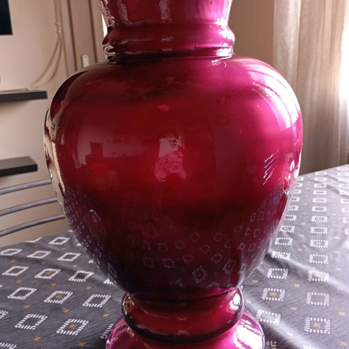 Flower vase 42 cm height and 24 cm width like new