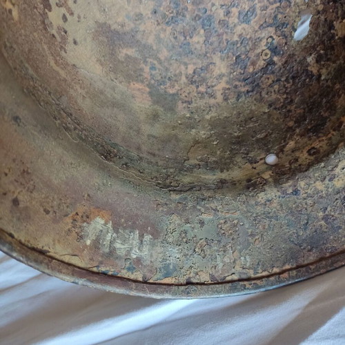 German M-35 Helmet used vintage World War II collectible