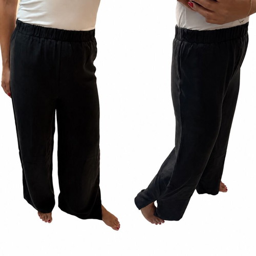 Simplicity Black High-Waisted Wide Leg Pants Size M like new