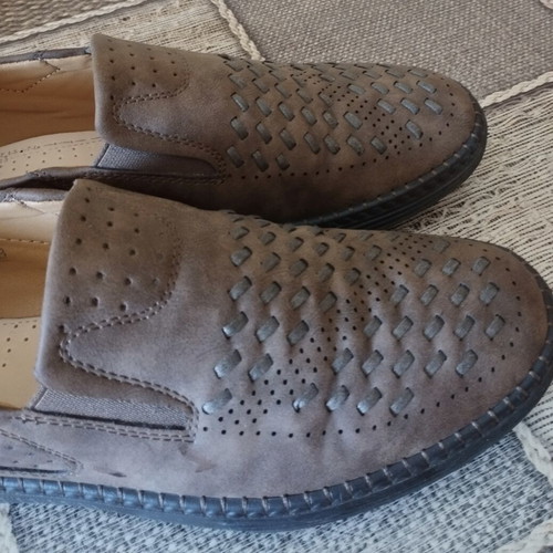 Men's shoes brown, like new, size 43, soft and comfortable
