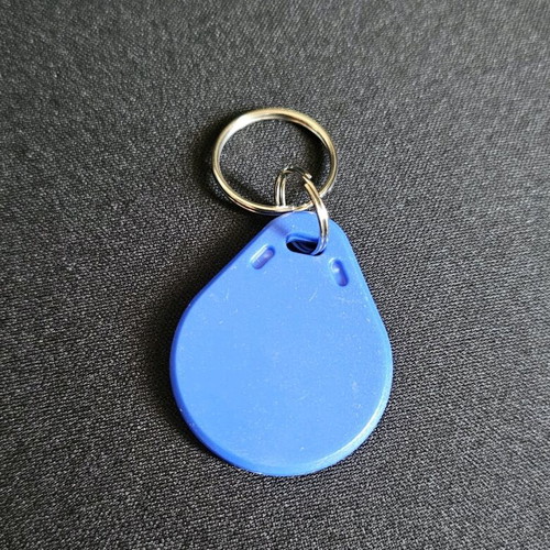 RFID Magnetic Access Tag Keychain new, blue