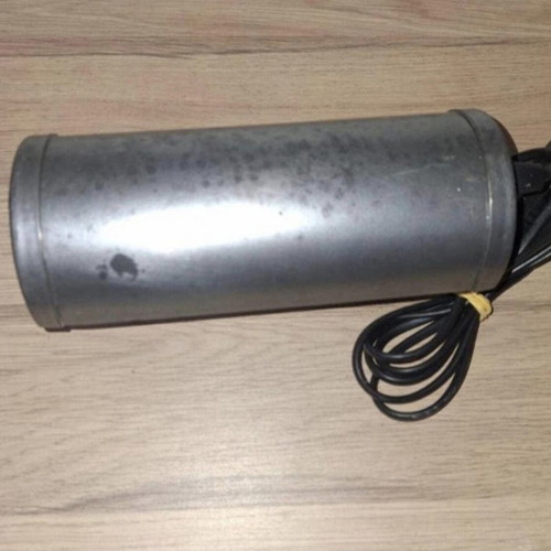 Vintage bed lamp used, gray, E14 fitting, complete with cord and switch