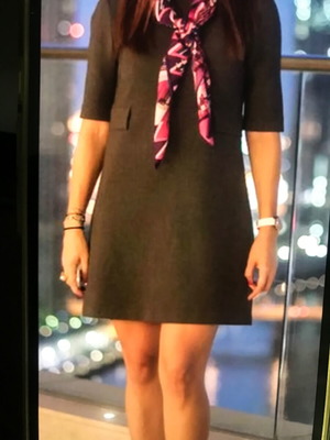 ZARA Woman dress M gray like new