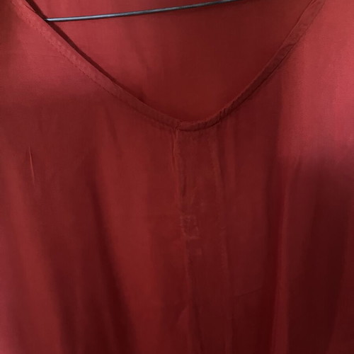 Coralli top 100% viscose like new, one size, red by Celestino
