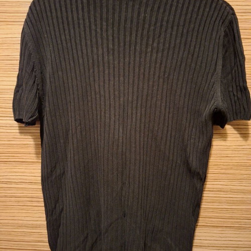 Men's knitted T-shirt XL black like new