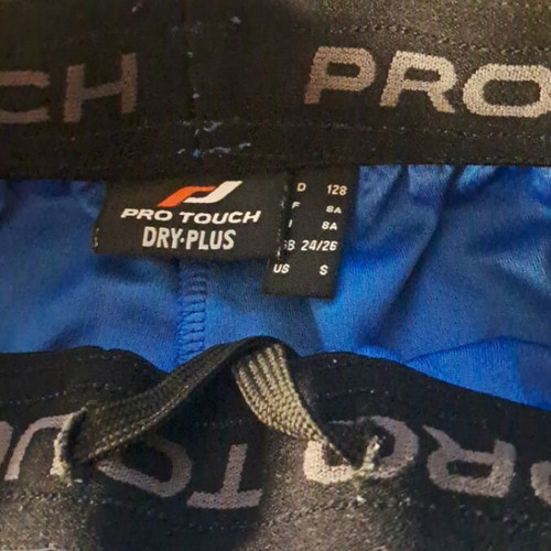 Pro Touch Dry Plus No S boys' shorts like new, white and blue